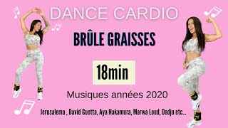 DANCE CARDIO  BRULE GRAISSES  alternatives sans sauts  musique année 2020 [upl. by Gnal]