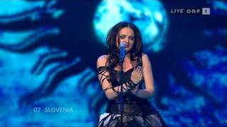 Eurovision Song Contest 2007  Slovenia  Alenka Gotar  Cvet z juga English subtitles [upl. by Aramois41]