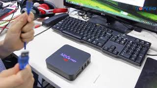 How to upgrade firmware android tv box MXQ pro [upl. by Nilknarf]