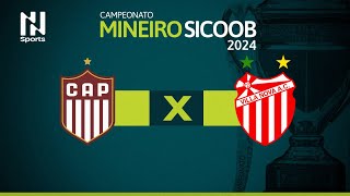 Campeonato Mineiro 2024 Patrocinense x Villa Nova  3Âª Rodada [upl. by Odnavres]