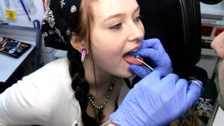 Zoies Tongue Piercing [upl. by Boot]