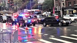 NYPD amp United States Secret Service Counter Assault Team Escorting A Diplomat [upl. by Leiand]