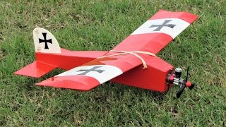 ACE RC Littlest Stik  Rudder Only  Cox Pee Wee 020 [upl. by Nwahsat]