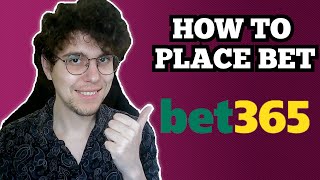 How to Place A Bet on Bet365  Full Guide [upl. by Winton]