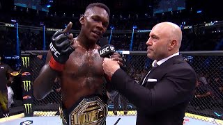 Israel Adesanya Octagon Interview  UFC 276 [upl. by Kylstra]