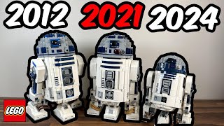 LEGO Star Wars R2D2 Comparison 10225 75308 75379 [upl. by Annayehc]