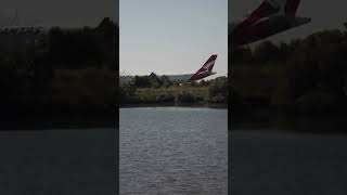 Qantas A330 Takeoff BNE 01L brisbaneairport aviation planespotting qantas airport a330 airbus [upl. by Heidt]