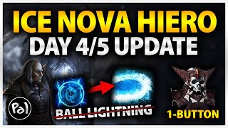 PoE 324 Kitavas Ice Nova of Frostbolt 1Button SWAP amp Defensive Rework Day 45 Update [upl. by Heindrick959]