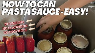 Easy Way to Make Pasta Sauce  NO PEELING [upl. by Cristi]