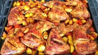 Délicieuses Cuisses de Poulet Marinées avec Carottes et Pommes de terre🤗😍 Un vrai régal  😋👍 [upl. by Elakram]