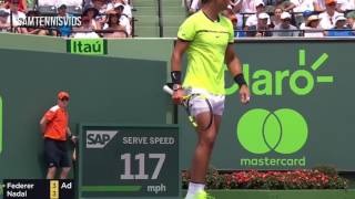 Roger Federer Vs Rafael Nadal Miami 2017 Final Highlights HDvia torchbrowser com [upl. by Studdard380]