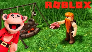 El Mono Juega THE SURVIVAL GAME  El Mono Sílabo  Gameplay ROBLOX [upl. by Brotherson]