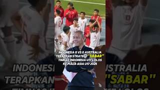 Timnas Indonesia U17 Lolos Piala Asia U17 2025 Namun Pertandingan Sangat Membosankan [upl. by Whetstone]