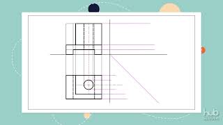 Video  Proiezione ortogonale di un solido elaborato dato in assonometria quotata e con una vista [upl. by Babs]