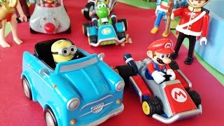 Mario Kart stop motion VS Minions [upl. by Sucramad]