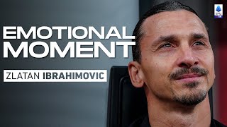 Zlatan Ibrahimovic’s farewell to Milan  Emotional Moment  Serie A 202223 [upl. by Peirsen133]