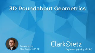 3D Roundabout Geometrics [upl. by Negriv945]