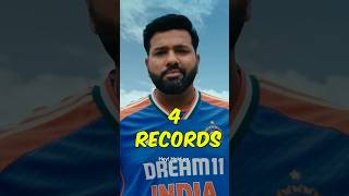 Unbreakable Records of Rohit Sharma😱 Even Virat Cant Break this😳 shorts cricket [upl. by Hsara951]