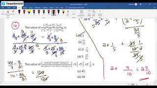 Simplification Surds amp Indices  TCS NQT [upl. by Lawan]