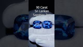 Blue Sapphire Pair Gem Stone [upl. by Hoem]