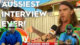 Americans React to The Aussiest Interview Ever   Australia Interview [upl. by Ardyaf]