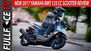 2017 Yamaha BWS 125 Top Speed and Specs [upl. by Rothwell]