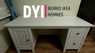 DIY Biurko Hemnes z Ikei  montaż [upl. by Nichola]