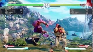 Street Fighter 5 Dhalsim Tech Drills [upl. by Jd]