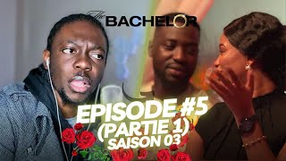 LE PREMIER BISOU  Partie 1 The Bachelor AFRIQUE  EP 05 Saison 03  REACTION [upl. by Yelats]