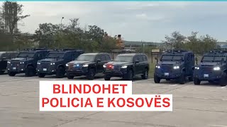 Blindohet Policia e Kosovës Pamjet e makinave të reja të blinduara [upl. by Orfurd]