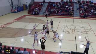 Bedford High School vs Hanover High School NH Womens Varsity Basketball [upl. by Assenay]