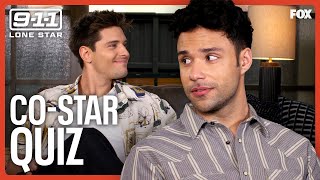 Ronen Rubinstein and Rafael Silva Take A CoStar Quiz  911 Lone Star [upl. by Whiney]