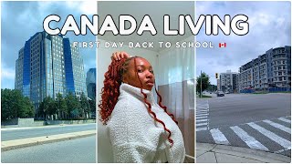 🇨🇦First Day Back to School  Fall International Student Conestoga College Living Alone in Canada… [upl. by Geraint]