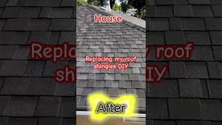 Roof shingles replacement diy diyprojects summerproject roofshingle canada pinoyabroad [upl. by Wallraff]