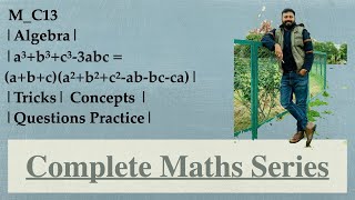 MC13 Algebra  a3b3c33abc abca2b2c2abbcca  Tricks  Concepts amp Tricks  Question [upl. by Brackett875]