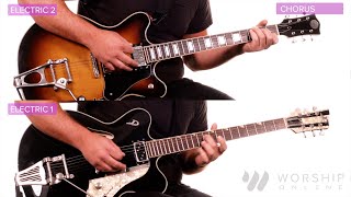 Yet Not I But Through Christ In Me  CityAlight  Electric amp Acoustic Guitar Tutorial [upl. by Renado]