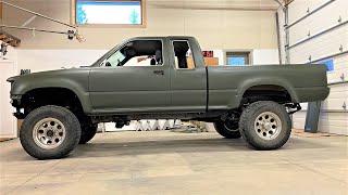 DIY Raptor Liner Paint Job On A Toyota Pickup [upl. by Assilana277]