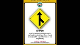 Essential Road Signs You Must Know for Your Driving Test  drivingtest learn canadiandrivingtest [upl. by Eek399]