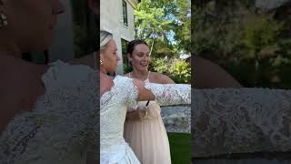 Bride Transforms Grandmas Wedding Dress ❤️ [upl. by Enniroc377]