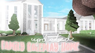 Family Roleplay Home Tour  Updated amp Remodeled  Bloxburg Build  alixia [upl. by Albina]