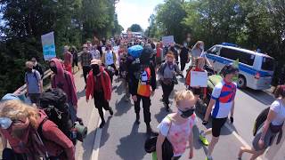 Ende Gelände und Fridays for Future am Kraftwerk Datteln4 unterwegs [upl. by Kcirtapnhoj36]