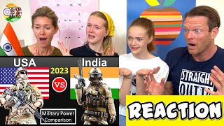 INDIA vs USA MILITARY POWER COMPARISON REACTION  BigAReact [upl. by Leibrag]