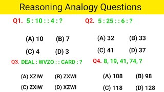 Reasoning Analogy  Resoning Questions  Reasoning Practice Set  Analogy Previous year question [upl. by Ottillia]