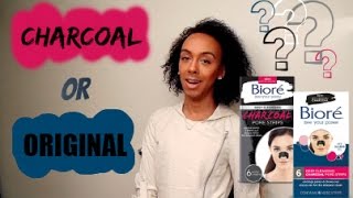 Biore Pore Strips Charcoal or Original [upl. by Enilrad]