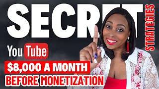 How To Make Money From DAY 1 With Your YouTube Channel  StepByStep US8000 In One Month [upl. by Kohn730]