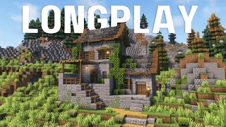 Hillside House  Minecraft Relaxing Longplay No Commentary [upl. by Atikkin]