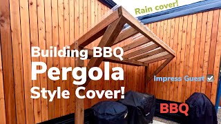 BBQ Pergola Timber style cover with roof How To [upl. by Liane71]