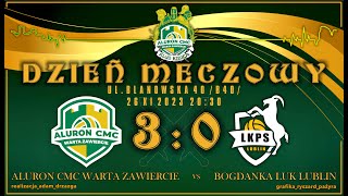 26112023 Aluron CMC Warta Zawiercie vs Bogdanka LUK Lublin [upl. by Ot423]