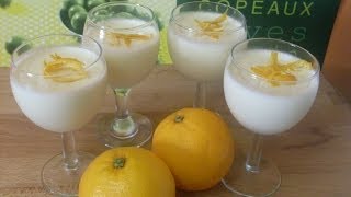 Recettes crèmes à lorange sans oeufs facile  Verrine à lorange [upl. by Nedia165]