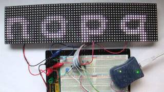 RGB フルカラー ドットマトリクス LEDパネル 連結表示 Adafruit RGB LED matrix panel [upl. by Judye628]